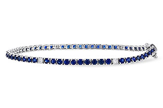 A329-56253: BRACELET 3.27 TW SAPP 3.52 TGW (7")