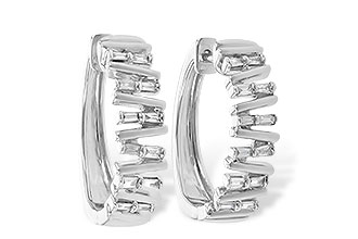 B245-05353: EARR .30 TW BAGUETTE DIAS