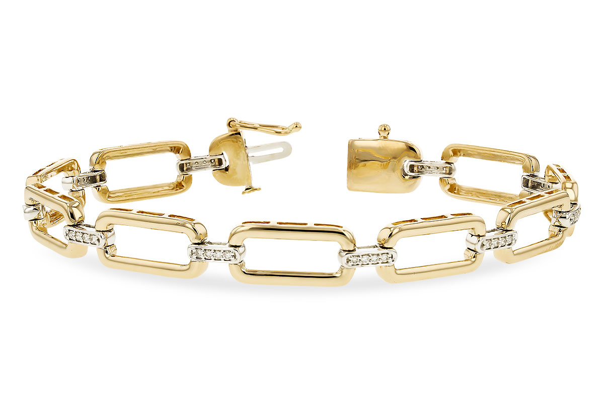 B328-69853: BRACELET .25 TW (7.5" - C244-15326 WITH LARGER LINKS)