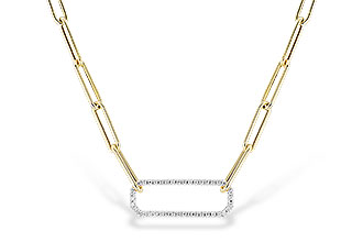 C328-64453: NECKLACE .50 TW (17 INCHES)