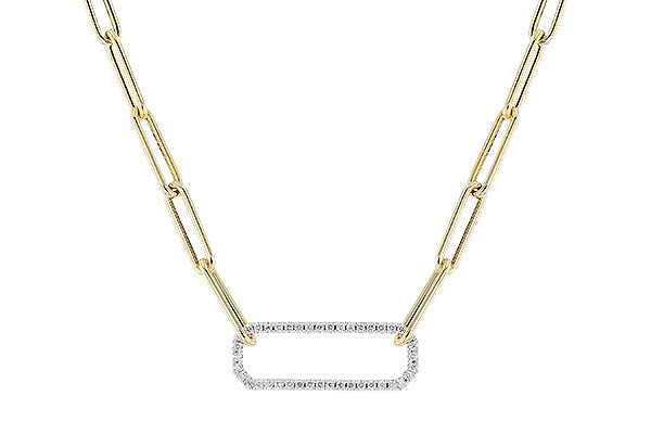 C328-64453: NECKLACE .50 TW (17 INCHES)