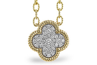 C328-72598: NECKLACE .32 TW (18")