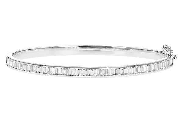 D328-65353: BANGLE 1.02 TW BAGUETTE DIAMONDS