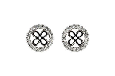 F242-31662: EARRING JACKETS .30 TW (FOR 1.50-2.00 CT TW STUDS)