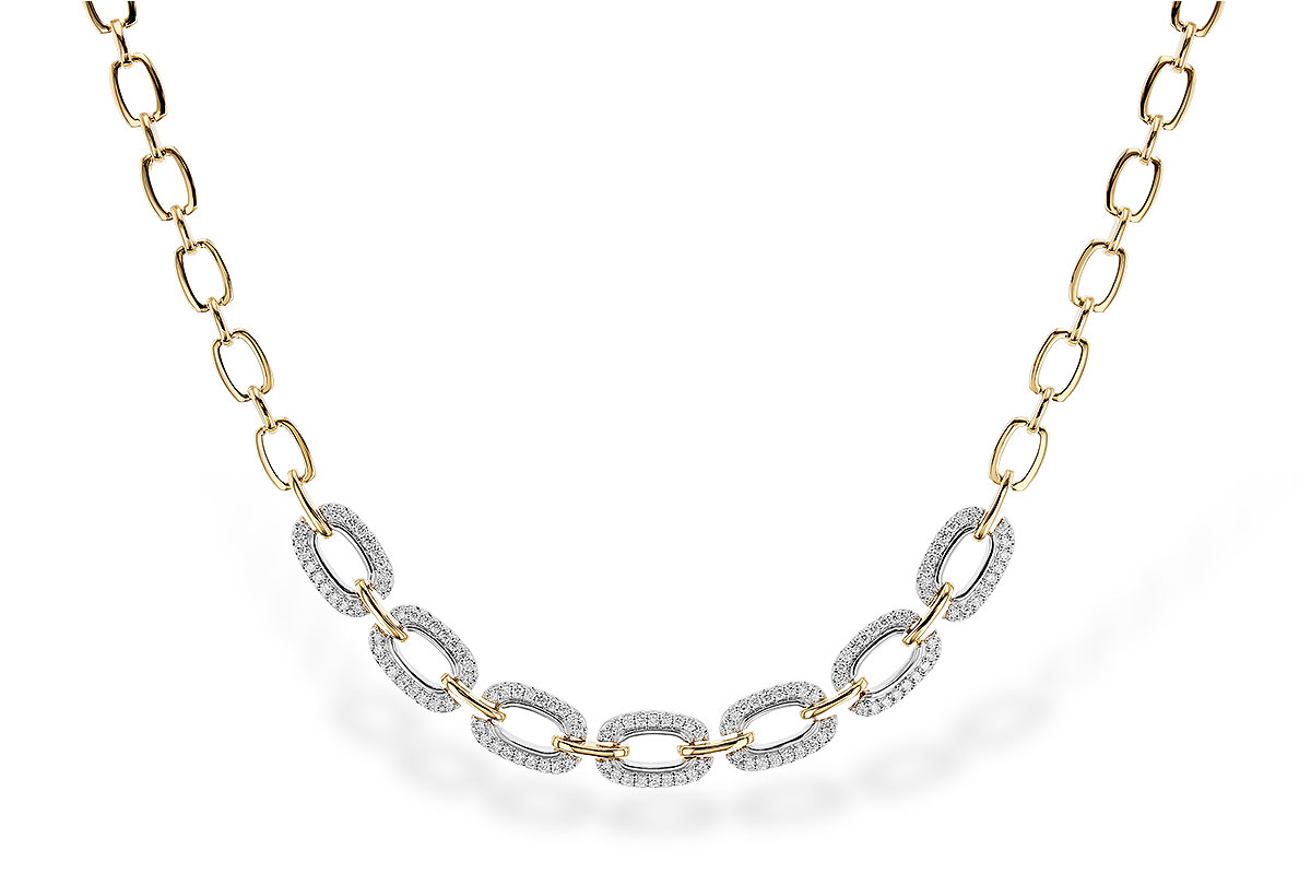 F328-65298: NECKLACE 1.95 TW (17 INCHES)