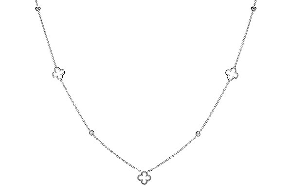 F329-57144: NECKLACE .20 TW (18")