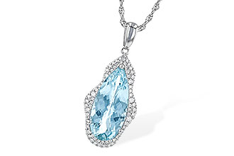 G245-06216: NECK 3.97 AQUAMARINE 4.20 TGW