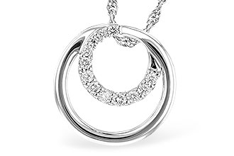 G327-79880: NECKLACE .15 TW