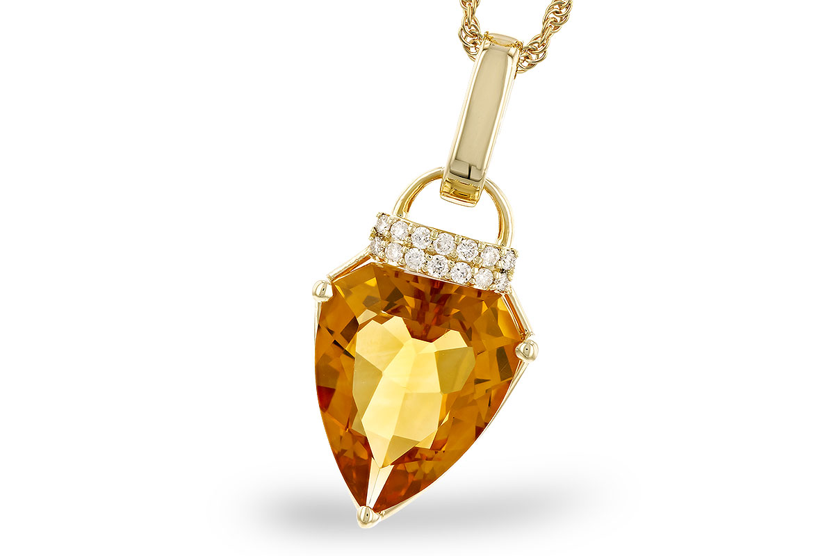 L328-70807: NECKLACE 3.12 CITRINE 3.18 TGW (12x10MM CIT)