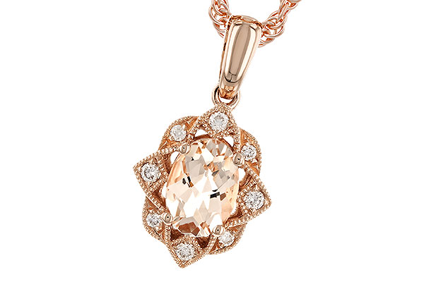 M328-70816: NECK .62 MORGANITE .70 TGW (7x5MM MORG)