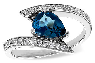 M329-56216: LDS RG 1.04 LONDON BLUE TOPAZ 1.28 TGW (8x6MM)